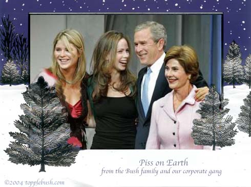 Bush Family Christmas Card