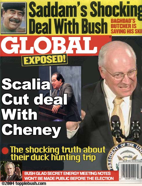 Scalia Cut Deal with Cheney
