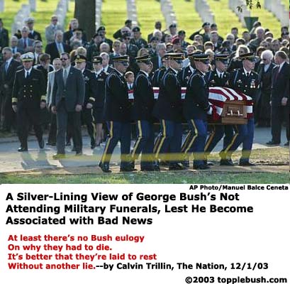 Be thankful there is on Bush eulogy