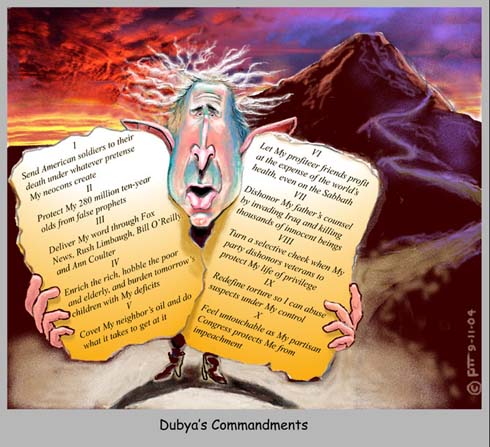 Dubya's Commandments
