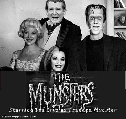 The Munsters starring Ted Cruz as Grandpa Munster