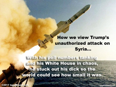 The reason Trump attacked Syria