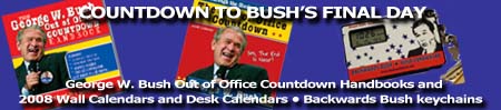 anti-Bush novelty items and gifts